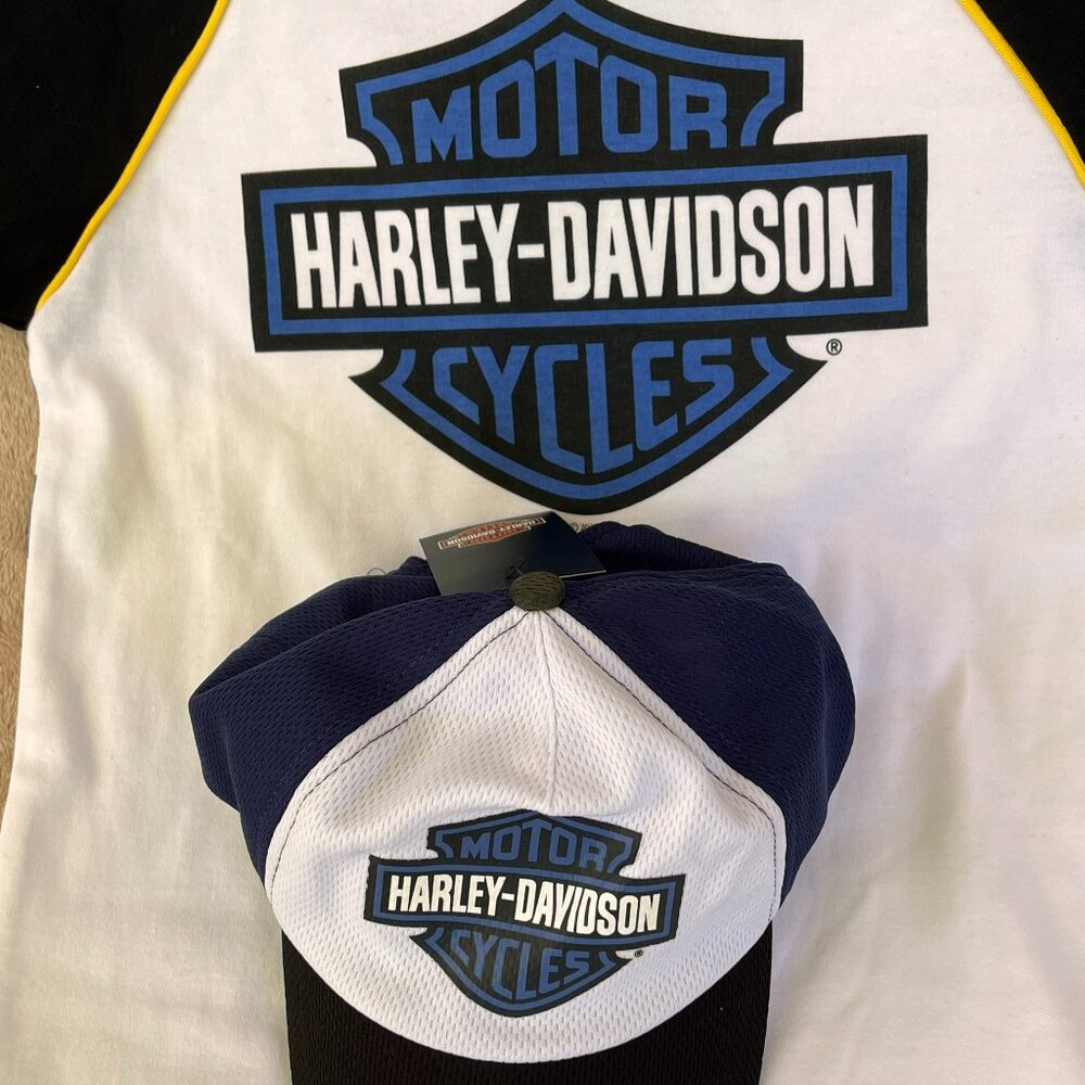 HARLEY DAVIDSON BOYS BALLCAP & T-SHIRT